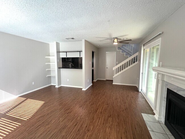 Photo - Two Stories 2 Bedroom 1.5 Bath Condo Home for rent near Domain, Ground Floor with Balcony, Gated...