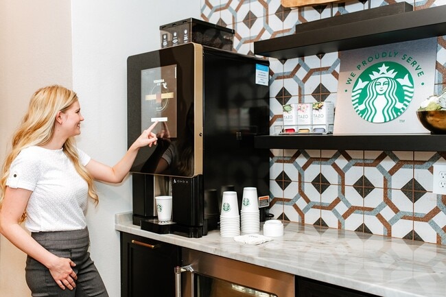 Starbucks coffee bar