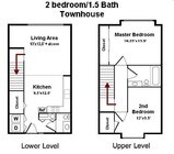 2BR/1.5BA