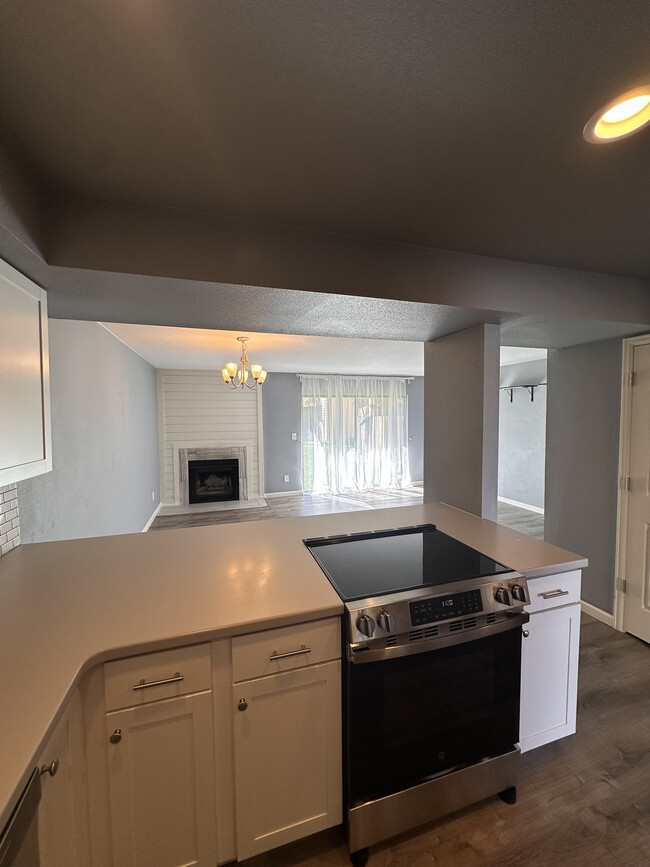 Main floor with counter bar - 232 S Oman Rd Townhome