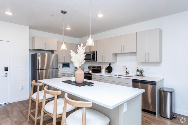 2BR, 2BA - Tenley - Kitchen - Skyline Peaks Apartments