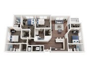 4B Patio Floor Plan (only buildings 1 & 2)