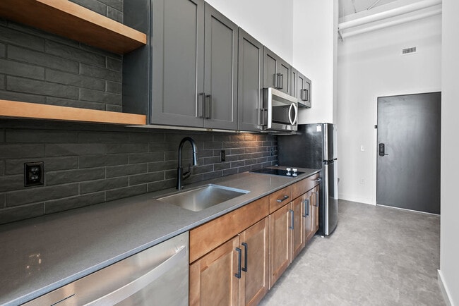 Studio Model S3 Kitchen - Urbane424 Apartments