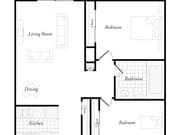 2BR/1BA