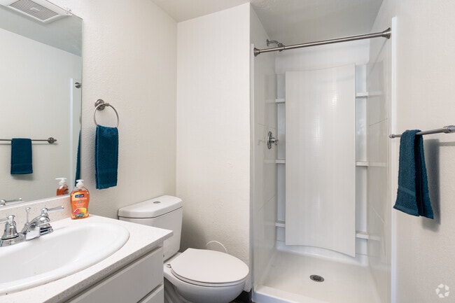 3BR, 2BA - 921SF - Primary Bathroom