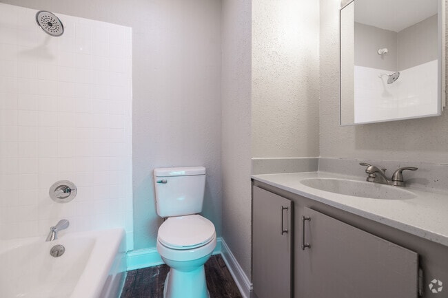 2BR, 2BA - 1,200SF - Main Bathroom