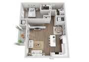 Floor Plan 1G | Seasons at Mount Pleasant | Apartments in Mount Pleasant, WI