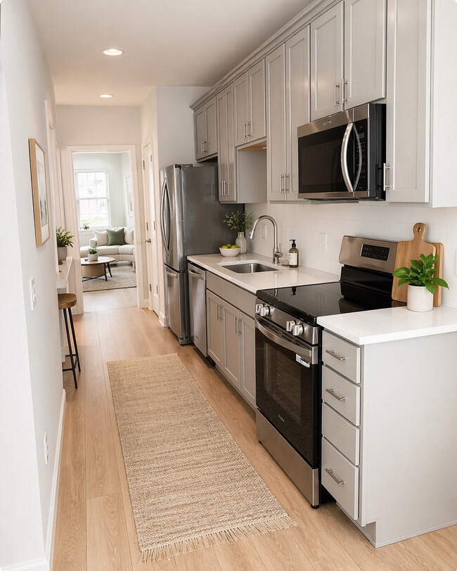 Cocina de estudio - Residences on Main