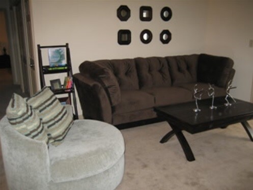 Living Area - St. James Apartments