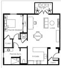 1BR/1BA