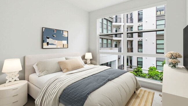 Bedroom with Hard Surface Flooring
