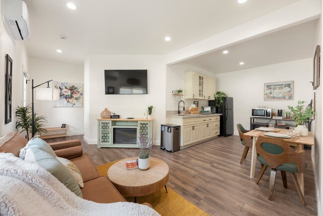 living room/kitchenette are - 4686 Green Valley Ln Unit BOTTOM  IN GUEST HOME