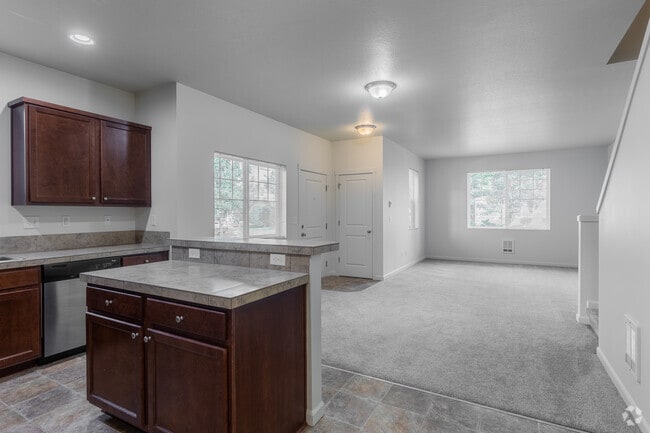 3BR, 2.5BA - 1566SF - Kitchen - The Landing Apartments and Townhomes