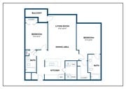 Manchester | 2BD, 2BA | 987SF