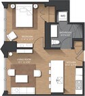C - 1B floor plan The Girard