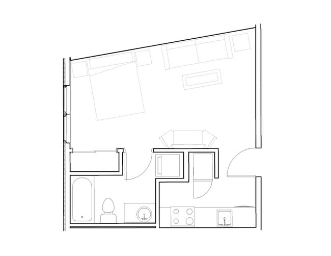 Unit 7 - 366 sqft