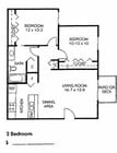 Two Bedroom Floorplan