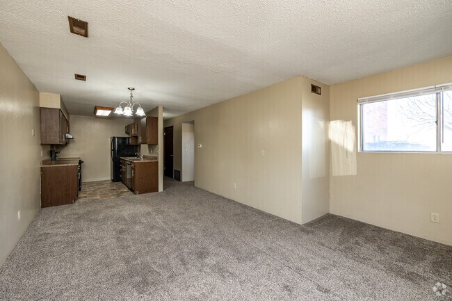 2BR, 1BA - 800SF - Living Room - Raven Oaks Apartments