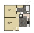 1BR/1BA