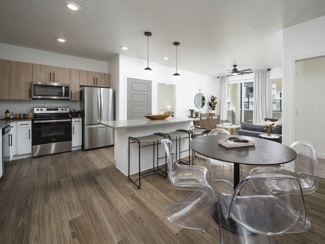 Open Kitchen and Dining Area - Parc Ridge Apartments