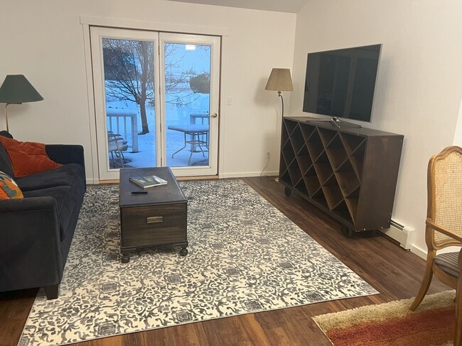 One living room with TV