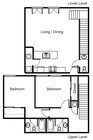 Interurban Building - PB4 - 2.5 Beds - 2.5 Baths - 1328 Sq. ft.