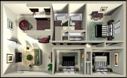 3BR/2BA