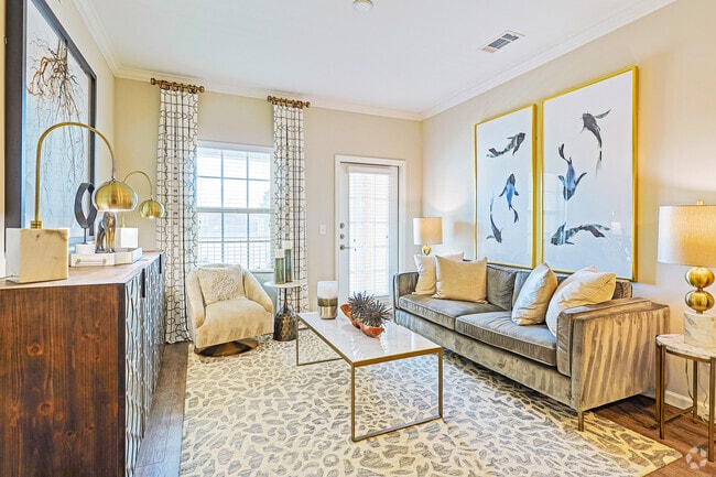 2BR, 2BA, 1096 SF Sierra | Living Area - Carroll at Rivery Ranch