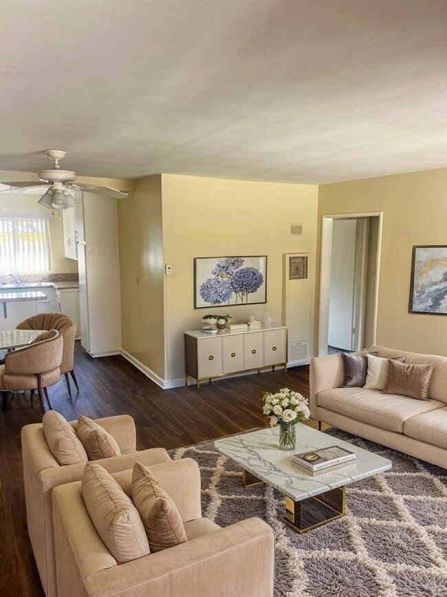 Living Room - Virtually Staged (Furniture Not Included) - 1241 Boynton St