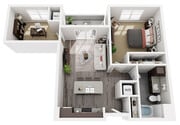 Floor Plan C1 | 22 Slate | Apartments in Madison, WI