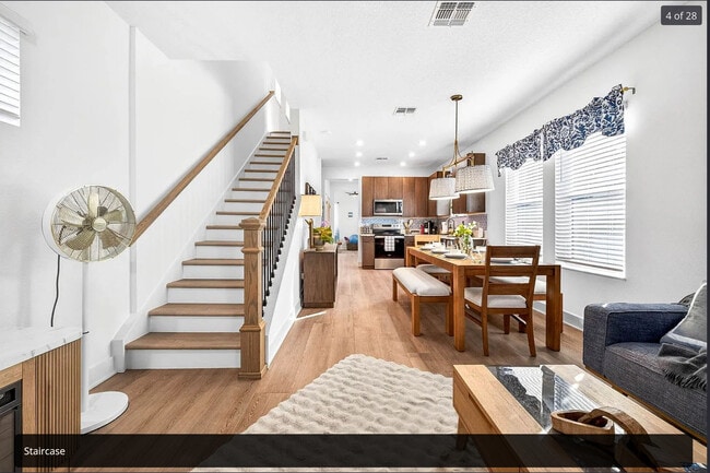 View of dining and kitchen-2nd floor - 1734 W Cherry St Unit A