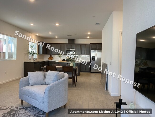 Shared Living Room and Dining Area - 1683 Sandoval Dr