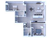 RiverView 2BD 2Bath 1323sqft