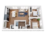 2X1 - MULTE floor plan The Frankie