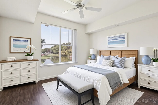 Virtual Staged Bedroom