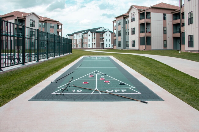 Enjoy an afternoon playing on our shuffleboard court.