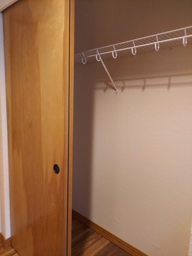 Hall closet open