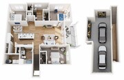Floor Plan 3B | Seasons at Spring Street | Apartments in Mount Pleasant, WI