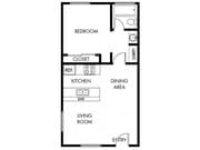 1BR/1BA