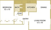 1BR/1BA