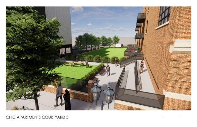 Courtyard View - Chic Apartments