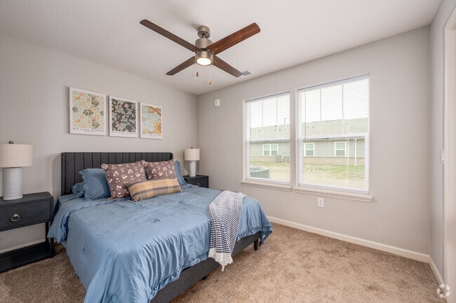 Model - 1BR, 1BA - 846SF - Bedroom