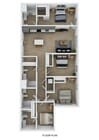 4 Bed 4 Bath D 3D