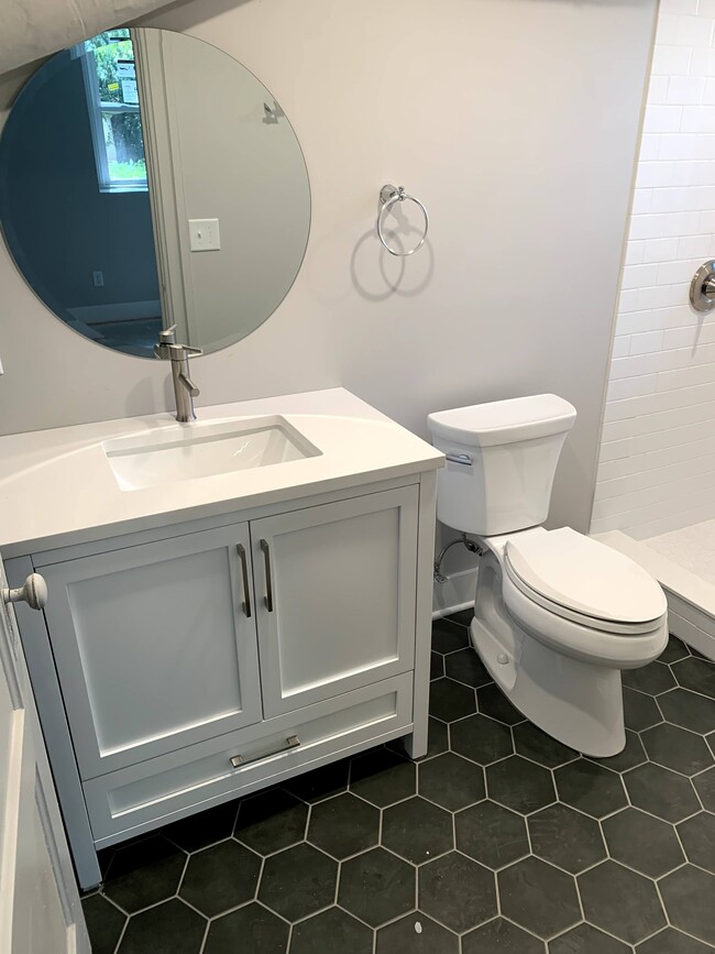 Basement bathroom - 3568 Jackson St Unit A - 2 bed 2 bath