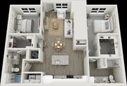 Plano de planta B1 de Populus Pools