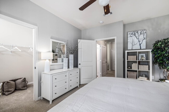 1 dormitorio con solárium: Dormitorio con armario extragrande