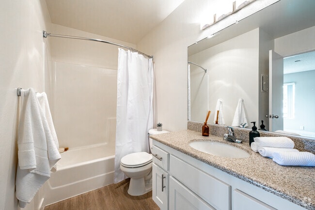 2BR, 2BA - 891SF - Primary Bathroom