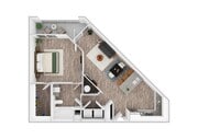 1 Bedroom | 1 Bath | 815 SF