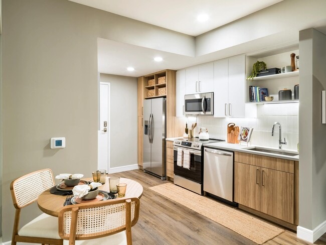 A thoughtfully designed kitchen at Modera McGavock, featuring clean finishes and everyday functionality. - Modera McGavock