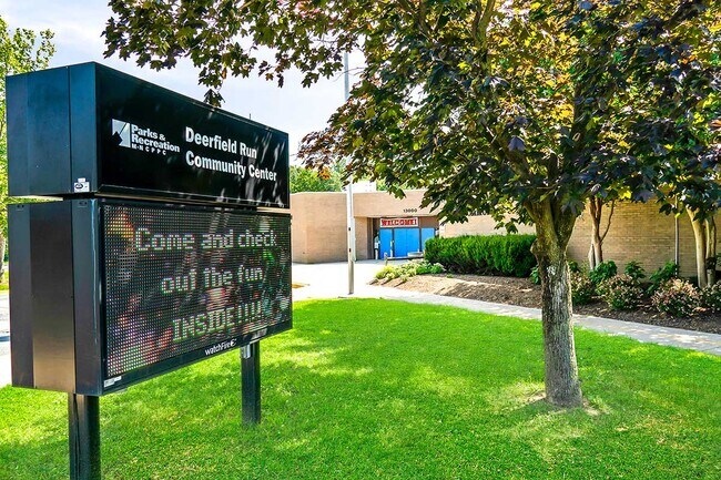 Next door to Deerfield Run Community Center